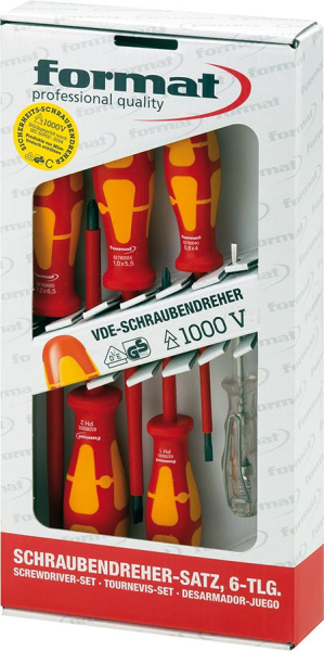 Schraubendreher-Satz VDE Schlitz/PH 6-teilig FORMAT Produktbild img3 L