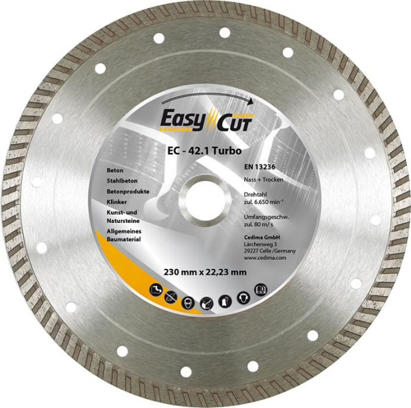 Cedima Diamant-Trennscheibe  EC-42 Turbo Produktbild img1 L