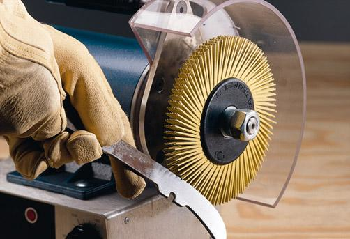 Radial BristleBrush BB-ZB150x12mm P120weiß TypC 3M Produktbild img2 L