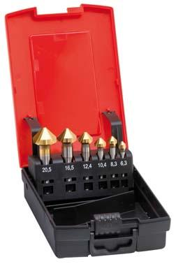 Kegelsenker-Set TiN Form C 90Grad 6,3-20,5mm FORMAT Produktbild img1 L