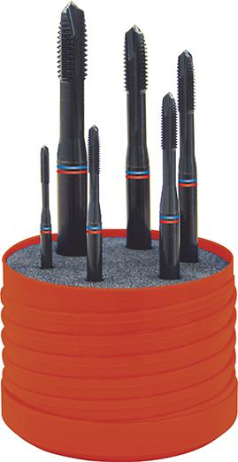 FORMAT Maschinengewindebohrer- Set vaporisiert M3-M10 Durchgangsloch M4 Produktbild img1 L