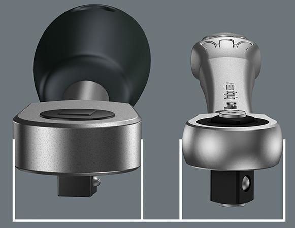 Durchsteck-Knarre 1/4" ZYKLOP metal push Wera Produktbild img3 L