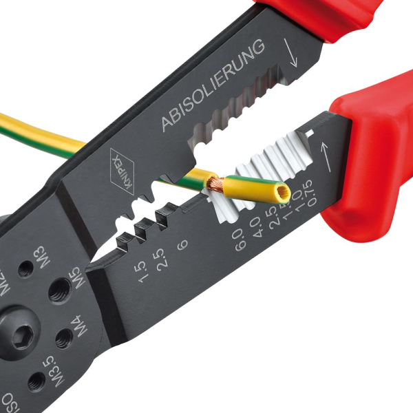 Crimpzange 9722240 für isolierte Kabelschuhe 0,75-6qmm KNIPEX Produktbild img5 L
