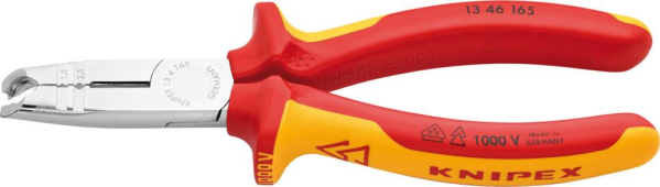 Abmantelungszange VDE mit2-Komponenten-Griffen 165mm qmm KNIPEX Produktbild img1 L