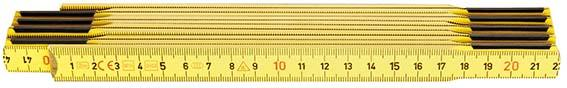 Gliedermaßstab Buche 2mx17mm gelb Hultafors Produktbild img1 L