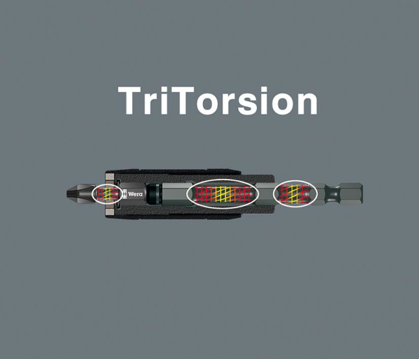 Bithalter Impaktor 1/4" für 1/4" Bits Sprengring + Magnet 75mm Ringmagnet Wera Produktbild img2 L