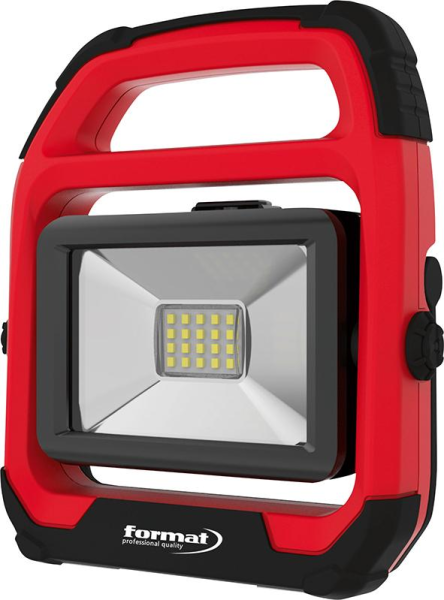 Akku-Arbeitsleuchte 10Watt 800Lumen FORMAT Produktbild img1 L