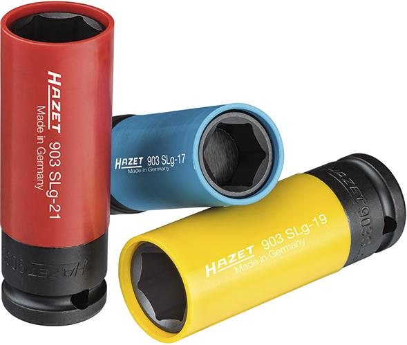 Kraft- Steckschlüsseleinsatz- Satz mit Kunststoff-Hülse1/2" 3-teilig Hazet Produktbild img1 L