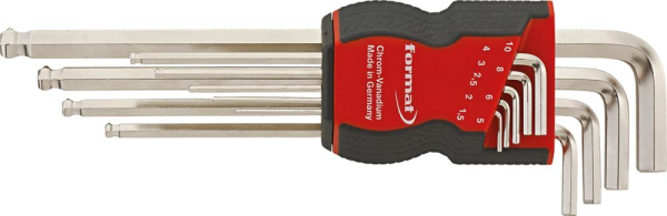 Winkelschraubendreher- Satz mit Haltefunktion 1,5-10mm 9-teilig FORMAT Produktbild img1 L