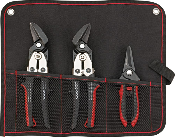 Blechscherensatz 3-teilig in Rolltasche FORMAT Produktbild img1 L