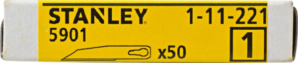 Messerklinge 1-11-221 Pack a 50 Stück STANLEY Produktbild img1 L