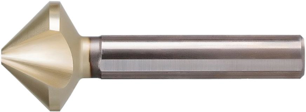 Kegelsenker ungleiche Teilung HSS ZrN 90Grad 3-Flächenschaft BECK Produktbild img2 L