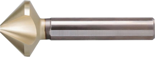 Kegelsenker ungleiche Teilung HSS ZrN 90Grad 3-Flächenschaft BECK Produktbild img3 L