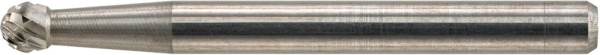 Kleinfrässtift HM kugelförmig 0302 C 3mm 3x2mm FORMAT Produktbild img1 L