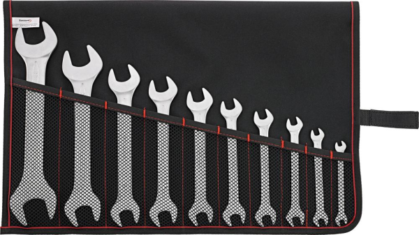 Doppelmaulschlüssel-Satz DIN3110 6-32mm 10-teilig in Rolltasche FORMAT Produktbild img1 L