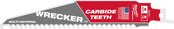 Säbelsägeblatt THE WRECKER HM-bestückt 150 x 4,2 mm (6 TPI) 1er Pack Milwaukee Produktbild img1 L