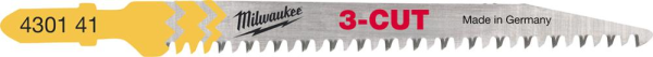 Stichsägeblatt Holz splitterfreie Schnitte 91 x 2,5 mm 3-CUT T234X 5er Pack Milwaukee Produktbild img1 L