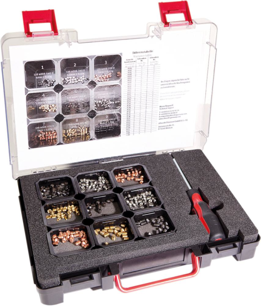 Feinwuchtschrauben-Set 9 Gr, je 20 St., Torx 15 ALBRECHT Produktbild img1 L