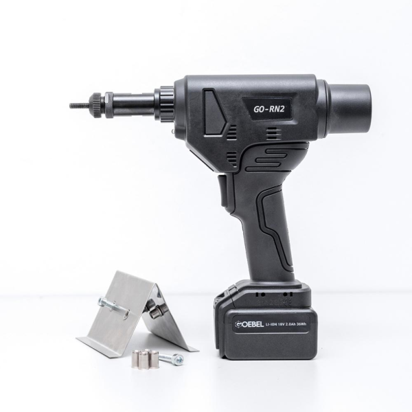 Akku-BlindnietmuttergerätGO-RN 2 i. Koffer 2Ah 36W2xAkku u. Laderät M8-12 Goebel Produktbild img4 L