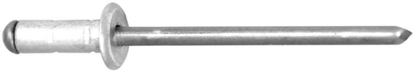 Mehrbereichs-Blindniet Alu / Stahl Flachrundkopf Goebel Produktbild img1 L