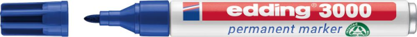 Permanentmarker edding 3000 blau Produktbild img1 L