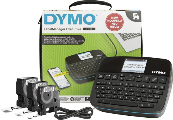 DYMO LabelManager Executi640CB m.3 D1 Schriftbän. inkl.Softcase-Tragetasche Produktbild img1 L