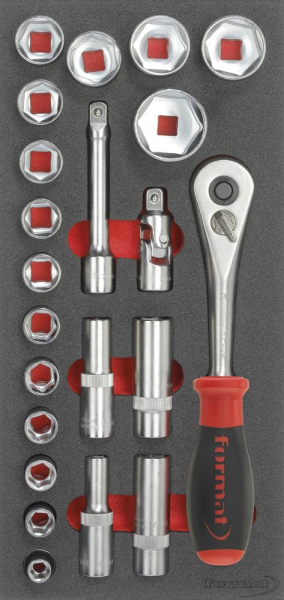 Werkzeugmodul 1/3 Steckschlüssel 1/2" FORMAT Produktbild img1 L