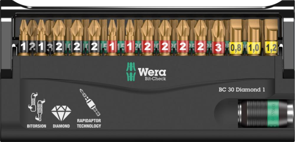Bit-Satz Bit-Check 30 Diamond 1 Wera Produktbild img1 L