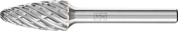 Frässtift HM Rundbogenform 1225 STEEL 6mm 12x25mm Pferd Produktbild img1 L