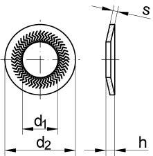 Sperrkantscheiben B Edelstahl A4 Produktbild img1 L
