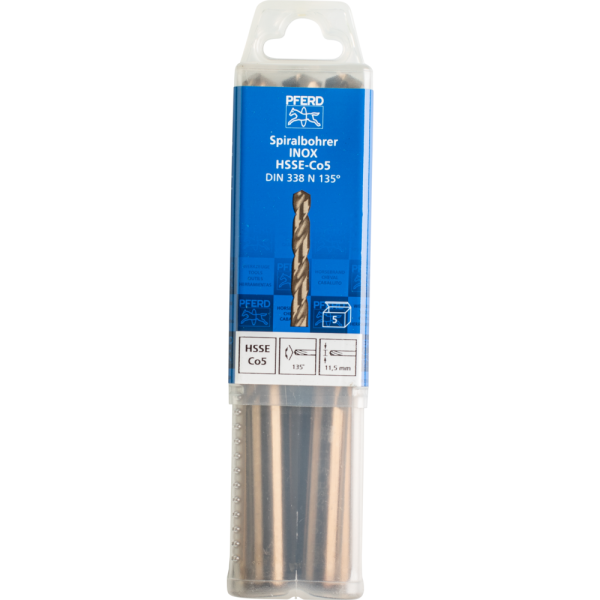 Bohr- und Senkwerkzeuge SPB DIN 338 HSSE N 11,5 INOX Produktbild img3 L