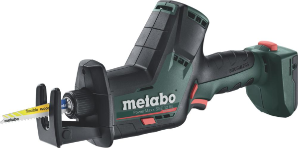 Akku Säbelsäge solo PowerMaxx SSE12 BL Metaboohne Akku ohne Ladegerät MetaLoc Produktbild img1 L