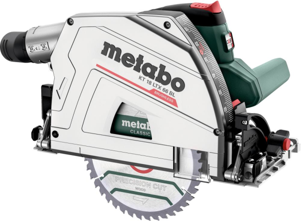 Akku-Tauschkreissäge soloKT 18 LTX 66 BL Metabo ohne Akku ohne Ladegerät metaBOX Produktbild img1 L