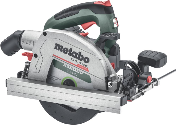 Akku-Handkreissäge solo KS 18 LTX 66 BL Metabo ohne Akku ohne Ladegerät metaBOX Produktbild img1 L