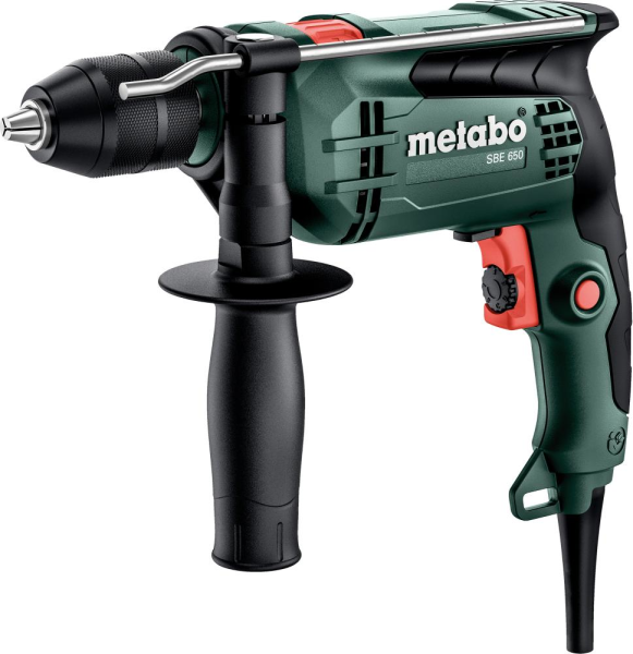Schlagbohrmaschine SBE 650 Metabo Karton Produktbild img1 L