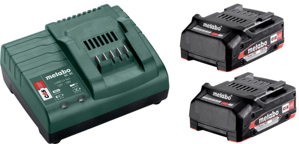 Akku-Starter Set 18,0 V 2 x 2,0 Ah Metabo Ladegerät SC 30 Karton Produktbild img1 L