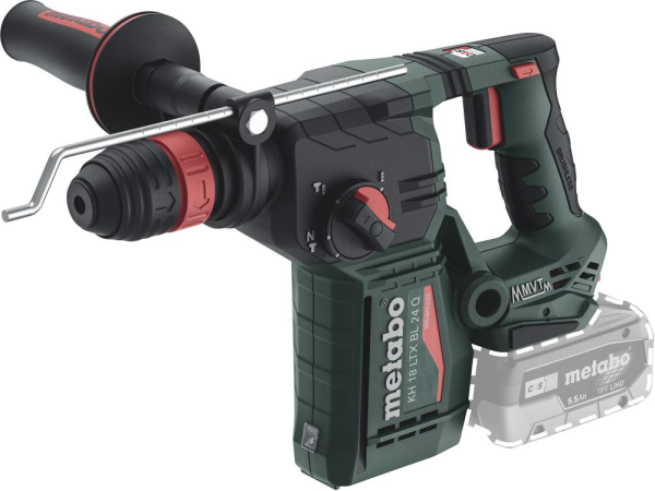 Akku-Kombihammer solo KH 18 LTX BL 24 Q Metabo ohne Akku ohne Ladegerät metaBOX Produktbild img1 L