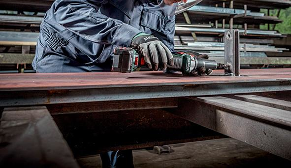 Akku-Geradschleifer solo GVB18 LTX BL 11-28 Metaboohne Akku ohne Ladegerät metaBOX Produktbild img4 L