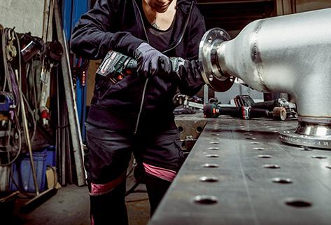 Akku-Geradschleifer solo GVB18 LTX BL 11-28 Metaboohne Akku ohne Ladegerät metaBOX Produktbild img5 L