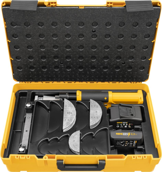 Akku-Rohrbieger 10-32 mm Hydro-Swing22V INOX Roller Set 15-18-22 Produktbild img2 L