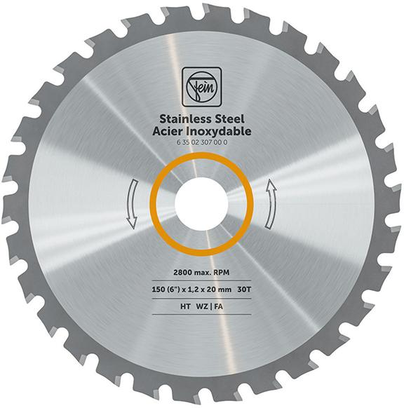 Sägeblatt Inox D=150mm Zubehör zu Handkreissäge ohne Akku ohne Ladegerät L-Boxx Produktbild img3 L