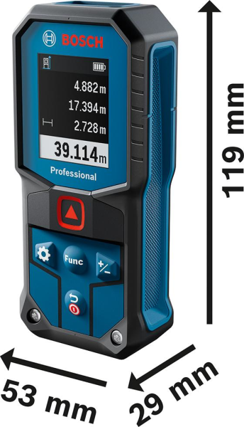 Laser-Entfernungsmesser GLM 40-31 2x (AA) Batterien Tasche Produktbild img3 L