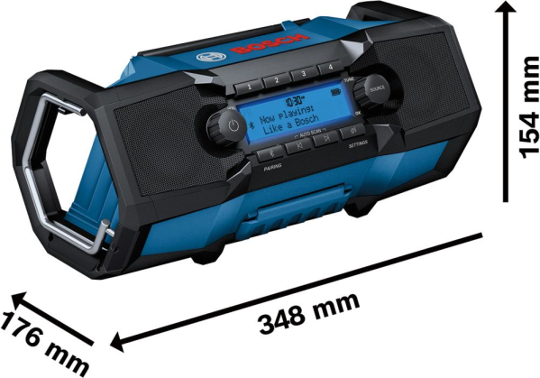Akku Radio GPB18V-3SC ohne Akku ohne Ladegerät Karton Produktbild img2 L