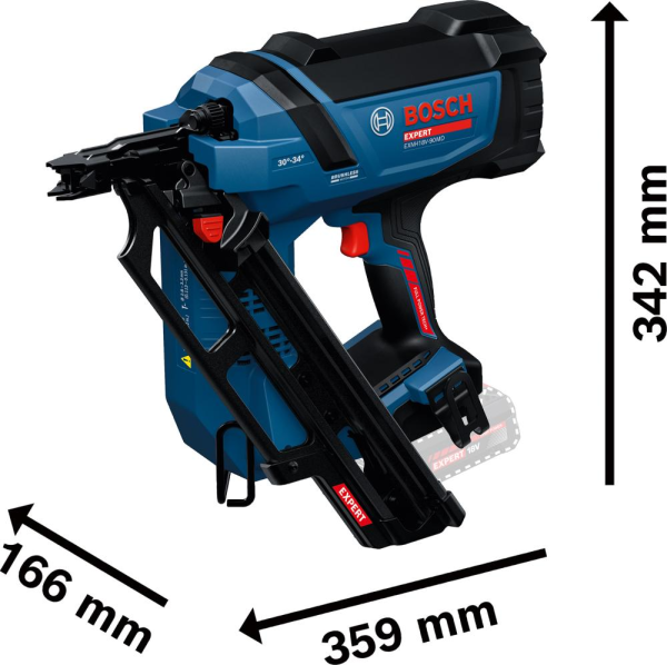 Akku-EXPERT Nagler solo EXNH18V-90MD ohne Akku ohne Ladegerät XL-Boxx Produktbild img3 L