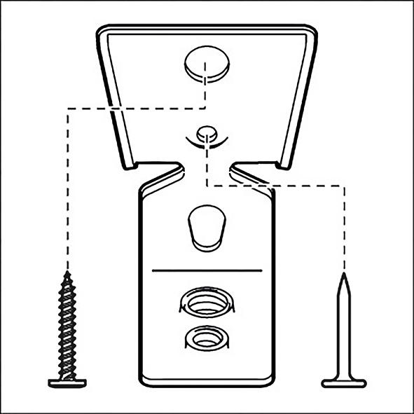 Metallhalter M6/M8 PRO FMI-M6/M8 Innengewinde Produktbild img4 L