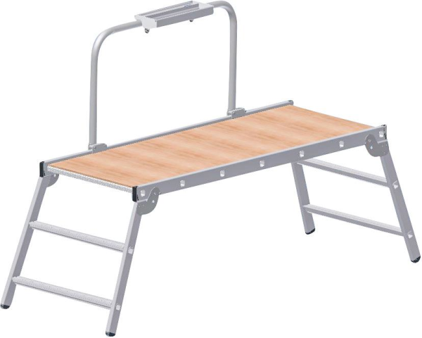 Arbeitsplattform Holz Workmaster Plus P Plattformhöhe 0,70 m Arbeitshöhe 2,70 m Produktbild img1 L