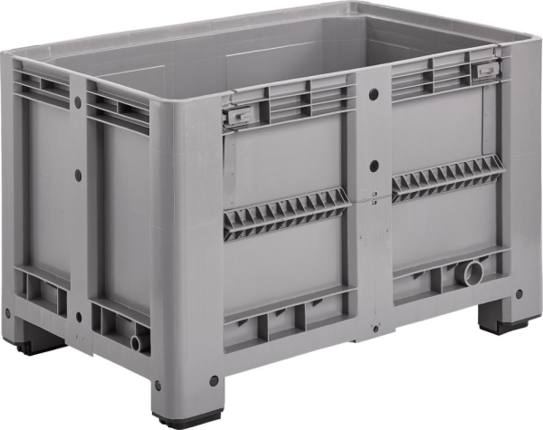 Palettenbox m.4 Füßen 1200x800x760mm,Klappe Produktbild img2 L