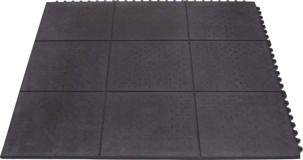 Arbeitsplatzmatte YOGA SOLID Basic schwarz B90xT90 cm Produktbild img3 L