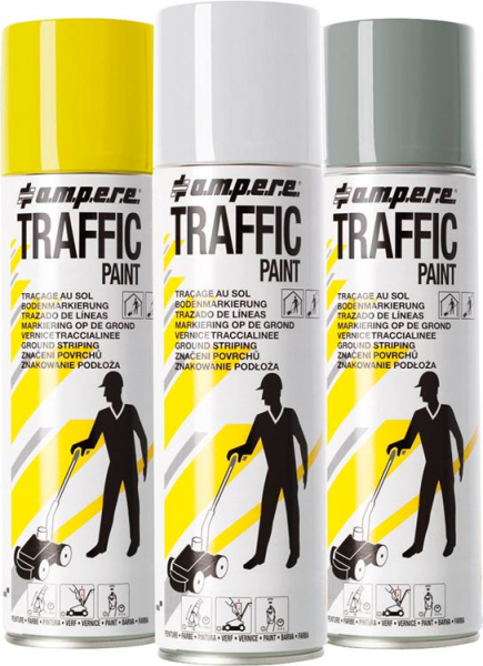 Bodenmarkierspray Traffic Paint 500ml gelb Produktbild img1 L