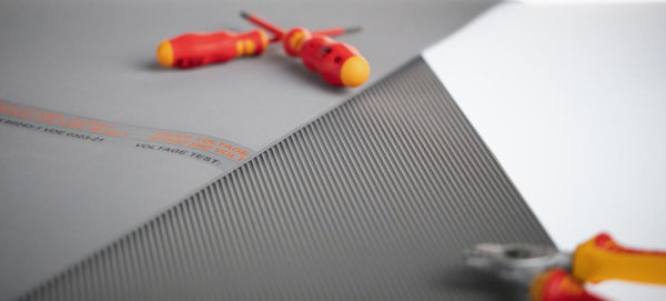 Arbeitsplatzmatte YOGA LINE Iso gerieft B100cm x max.L 10 m Zuschnitt pro Laufmeter Produktbild img3 L